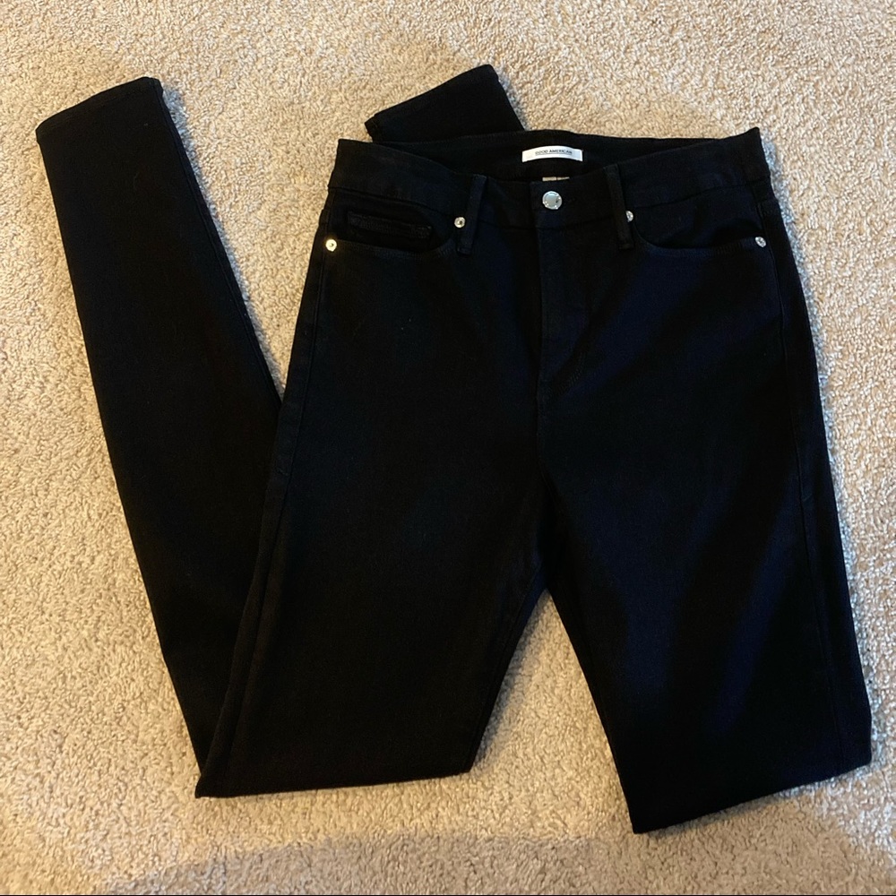 GOOD AMERICAN, GOOD LEGS Black pants, size 14